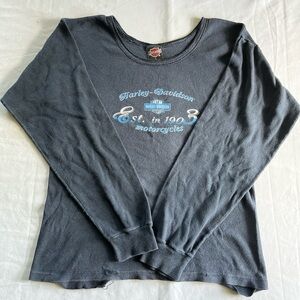 Vintage 1997 Harley Davidson Daytona Beach FL long sleeve top size Large.